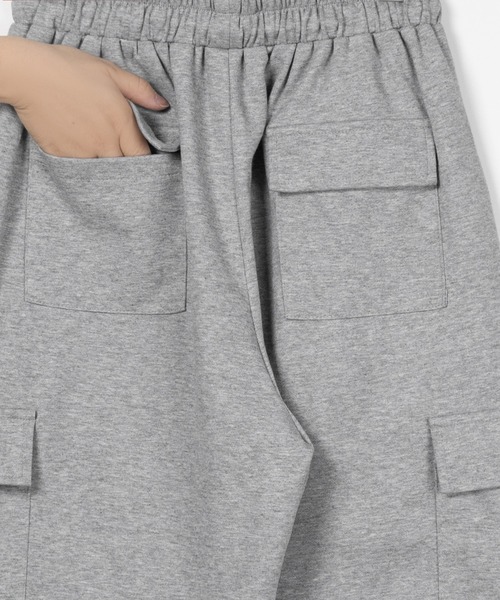 「me+em select」 カーゴパンツ LARGE ブラック レディース_画像8