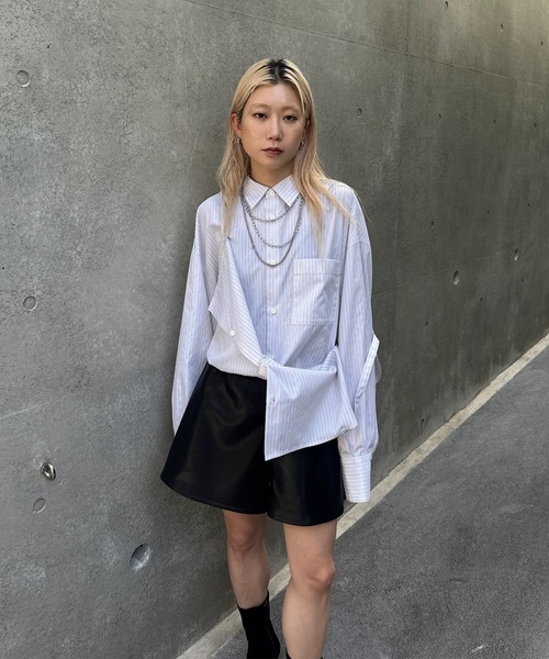 Ameri（アメリ） ブラウス シャツ 「 ZOZOTOWN限定 」 STRIPE