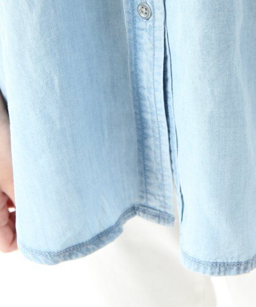 シャツ ブラウス 「GLOBAL WORK」テンセルデニムチュニック/半袖 レディース | GLOBAL WORK | 09