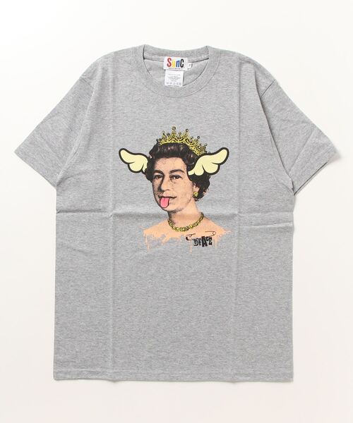 Sync. tシャツ 「D*FACE」 TEE ”DOG SAVE THE QUEEN メンズ レディース 