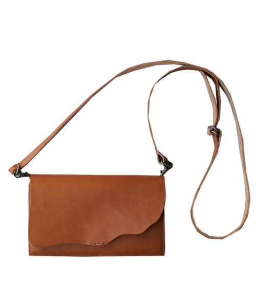 antiqua（アンティカ） 財布 日本製本革ミニマルショルダー財布