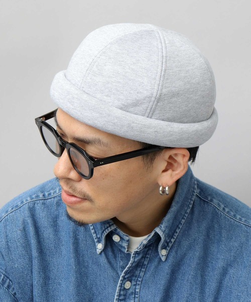 ReqHatter キャップ 帽子 スウェット ロールキャップ メンズ