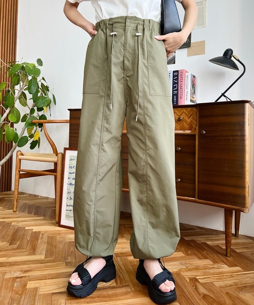 moment+ カーゴパンツ 「累計販売枚数2万枚突破！」すそドロスト