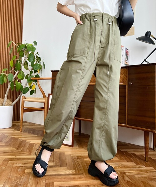 moment+ カーゴパンツ 「累計販売枚数2万枚突破！」すそドロスト