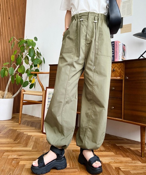 moment+ カーゴパンツ 「累計販売枚数2万枚突破！」すそドロスト