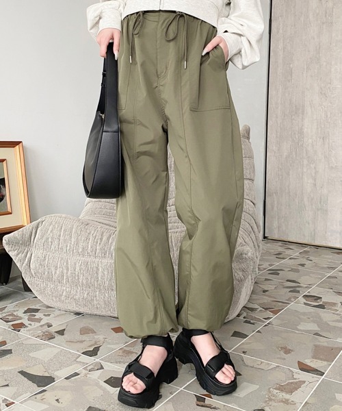 moment+ カーゴパンツ 「累計販売枚数2万枚突破！」すそドロスト