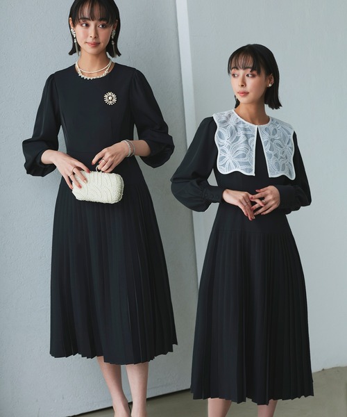 RUIRUE BOUTIQUE（ルイルエブティック） ワンピース レースアタッチド