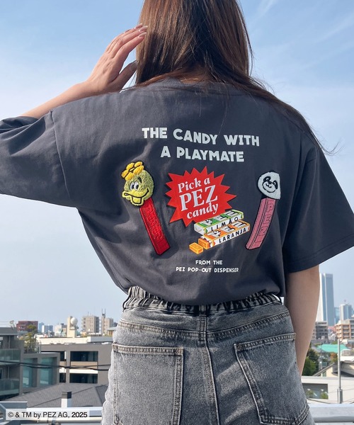 AS KNOW tシャツ アクリルキーホルダー付き PEZ Tシャツ「PEZ
