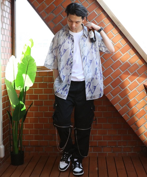 #ꓸENDRECHERIꓸ×ZOZO シャツ ENDRECHERI.（エンドリケリー）の「PLAID OPEN SHIRTS（シャツ
