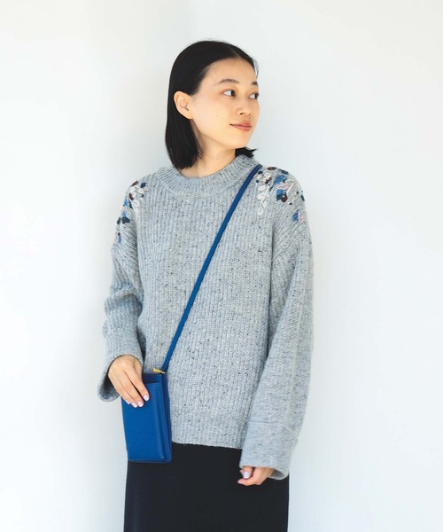 BEAMS HEART（ビームス ハート） ニット セーター ハンド刺繍 ニット