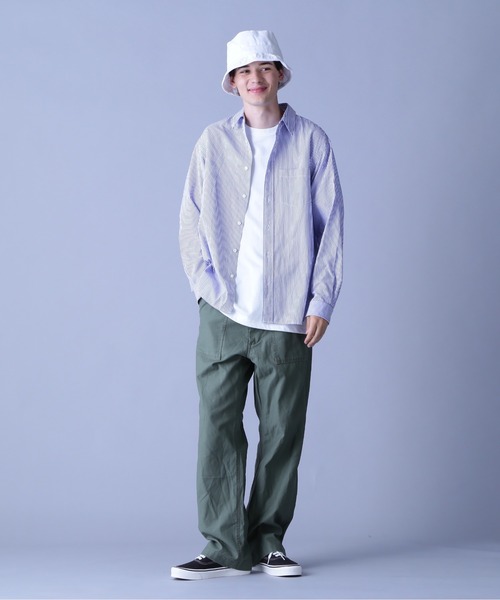 AVIREX（アヴィレックス） シャツ BASIC BROAD L/S SHIRT / ベーシック