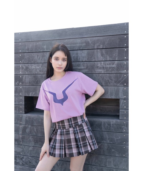 tシャツ 「KOBMAST IVAROV 」Tシャツ - ギアスマーク (パープル) レディース メンズ KOBMAST IVAROV tシャツ 「KOBMAST 」Tシャツ - ギアスマーク