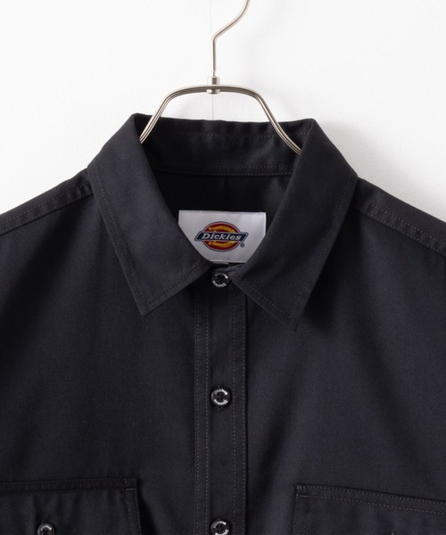 Dickies シーナ&ロケッツ　ワークシャツ　M （Ｌ）　新品　黒 Dickies シャツ 「Dickies」WORK SHIRT/ワークシャツ メンズ