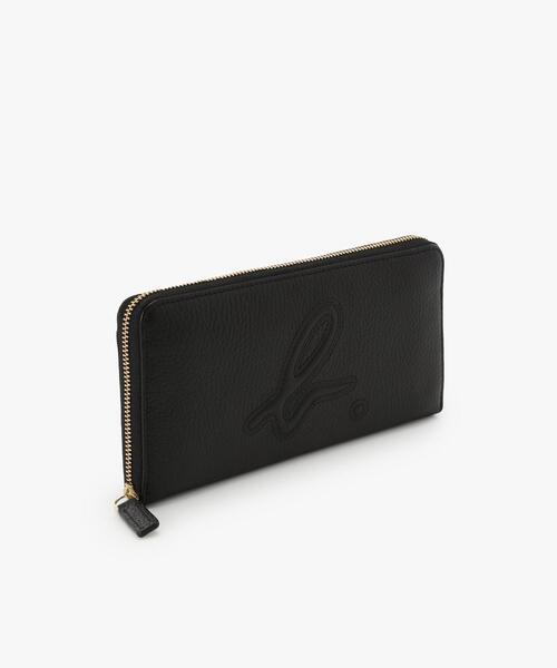 agnes b. / 長財布/レザー/BLK/レディース/WAW07-02 agnes b. 財布 ロングウォレット WAW07−02 レディース : ZOZOTOWN