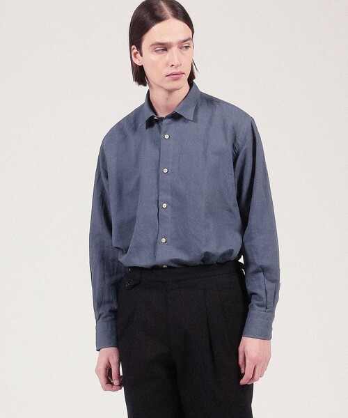 Errico Formicola リネンシャツ ERRICO FORMICOLA シャツ リネンコットン メンズ : ZOZOTOWN