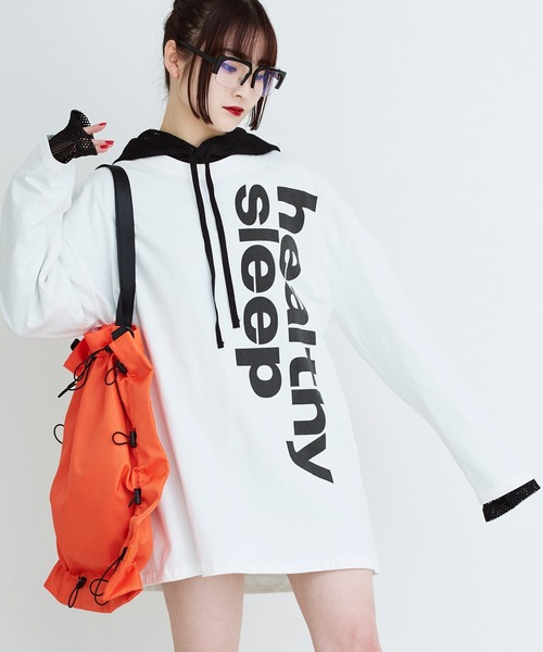 tシャツ 「Narcissus」ロゴロングTシャツ レディース