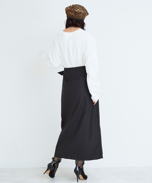 tシャツ 「Narcissus」ロゴロングTシャツ レディース Narcissus tシャツ 「Narcissus」ロゴロングTシャツ レディース