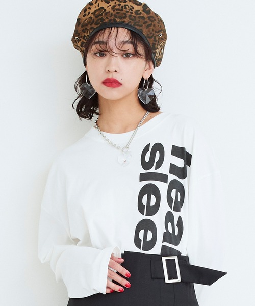 tシャツ 「Narcissus」ロゴロングTシャツ レディース Narcissus tシャツ 「Narcissus」ロゴロングTシャツ レディース