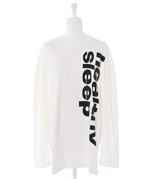 tシャツ 「Narcissus」ロゴプリントＴシャツ レディース Narcissus tシャツ 「Narcissus」ロゴオーバーTシャツ