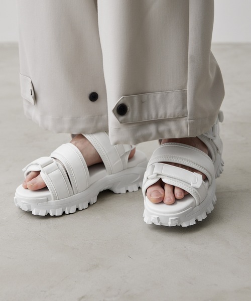 CLEL サンダル 「CLEL」High-sole Sneaker Sandals/ハイソール
