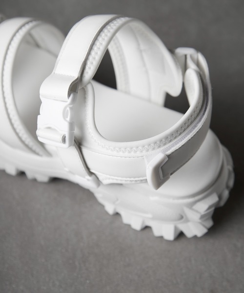 【CLEL】ハイソール 合皮 スニーカーサンダル CLEL】High-sole Sneaker Sandals/ハイソール 合皮 スニーカー