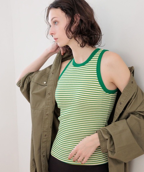 Healthknit タンクトップ ノースリーブ 「Healthknit × bijorie