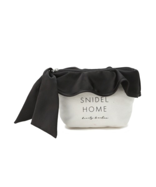 (新品未開封)スナイデルホーム オーガニックキャンバストート ポーチ SNIDEL HOME ポーチ オーガニックキャンバスポーチ レディース