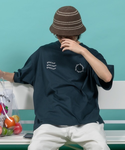 Perushu tシャツ × fruit of the loom コラボTシャツ メンズ