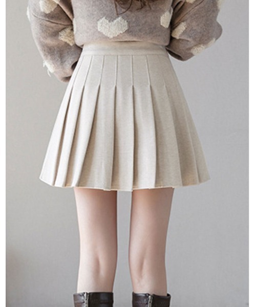 スカート ウールライク プリーツ ミニスカート : ZOZOTOWN Yahoo!店