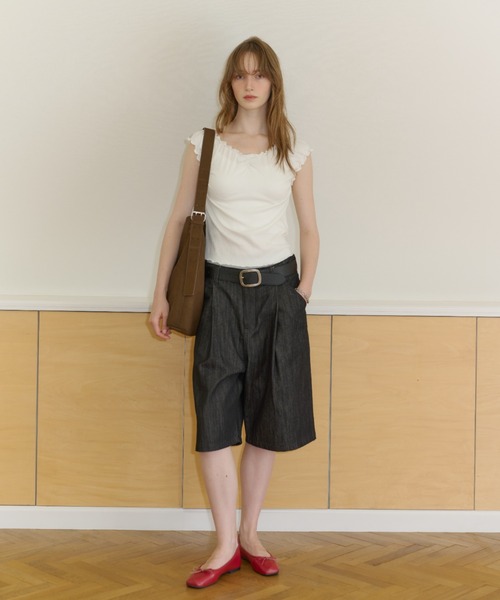 GIUNON 2way スエードショルダーバッグ　ブラウン GIUNON ショルダーバッグ バッグ 2way suede shoulder bag