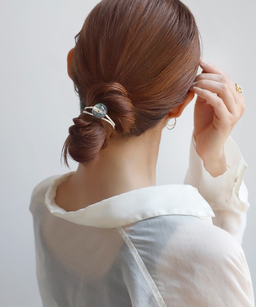 アネモネ　ヘアゴム　セット ANEMONE ヘアゴム シックカラーマルチデザインヘアゴム「3本