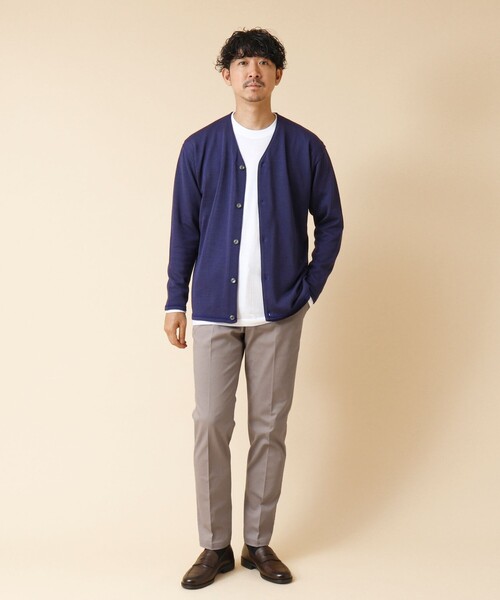 ラブレス Vネックニット ボーダーカーディガン 2点セット