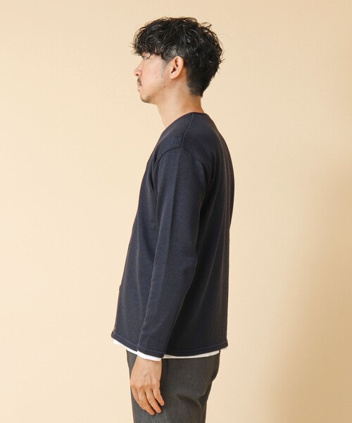 ラブレス Vネックニット ボーダーカーディガン 2点セット