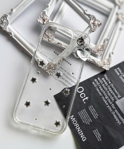 関税込★JILLSTUART★サフィアーノハートチャーム iPhoneケース 関税込☆JILLSTUART☆サフィアーノハートチャーム iPhoneケース