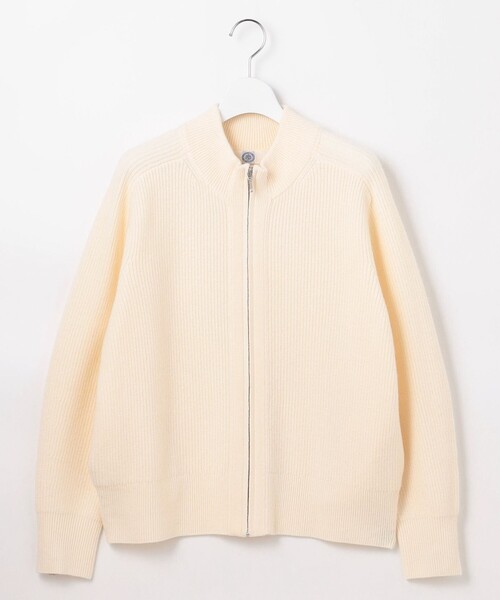 PRISTINE ニット ジップアップ J.PRESS（J.プレス） ニット セーター 「洗える」CAT ジップアップ