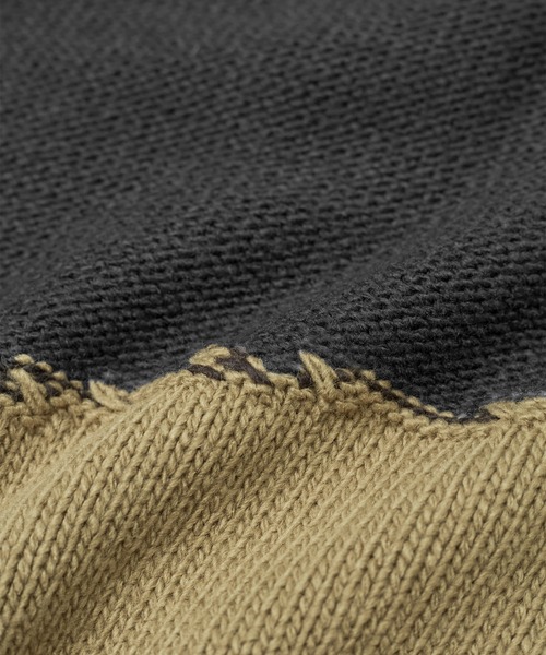 LE CERCLE par rope' ニット セーター バイカラーニットプルオーバー