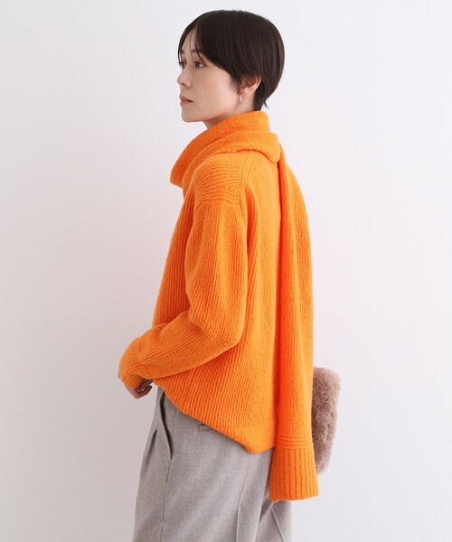INDIVI（インディヴィ） ニット セーター 「ウール混／ブークレ