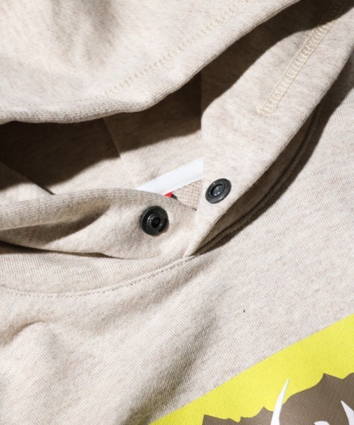 パーカー NANGA/ナンガ ECO HYBRID BOX LOGO KIDS SWEAT HOODIEエコハイブリットボックスロゴフーディキッズの画像