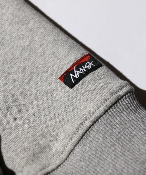 パーカー NANGA/ナンガ ECO HYBRID BOX LOGO KIDS SWEAT HOODIEエコハイブリットボックスロゴフーディキッズの画像