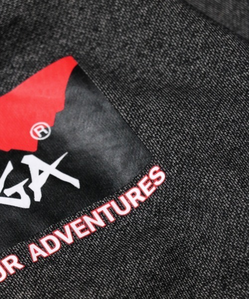 パーカー NANGA/ナンガ ECO HYBRID BOX LOGO KIDS SWEAT HOODIEエコハイブリットボックスロゴフーディキッズの画像