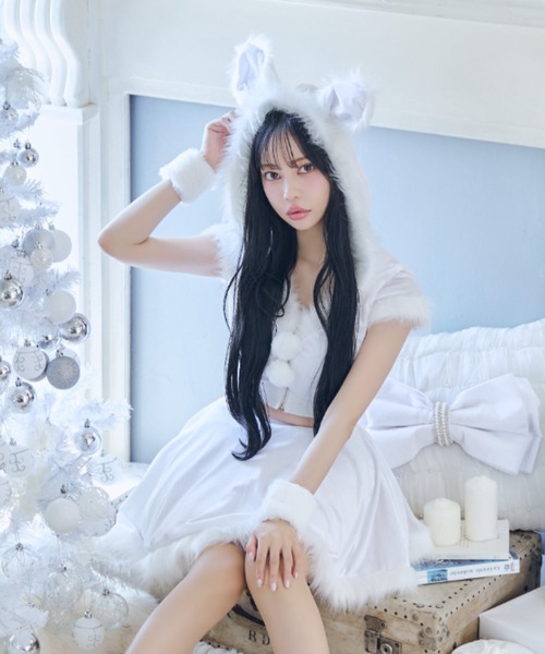 sugar セットアップバニーフレアサンタ サンタコス 5点セット sugar nine コスプレ セットアップバニーフレアサンタコスプレ
