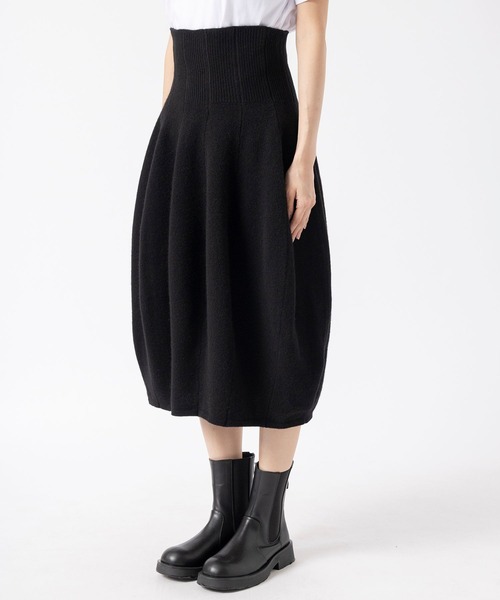 【限定品】PLST✕HARUNOBUMURATA シアーニットスカート M PLST(プラステ)公式 | シアーニットスカート