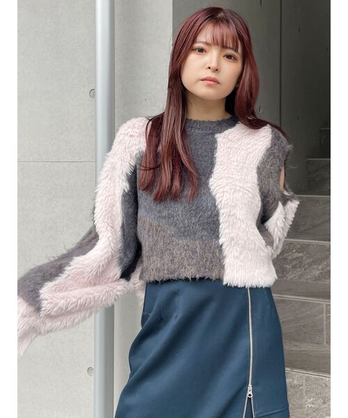 お値下げします！MURUAニット MURUA ニット セーター ハイネックオーバーシルエットニット