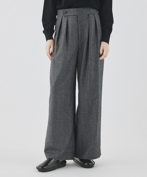 GALERIE VIE（ギャルリー ヴィー） パンツ グリジオコットーネ ワイド
