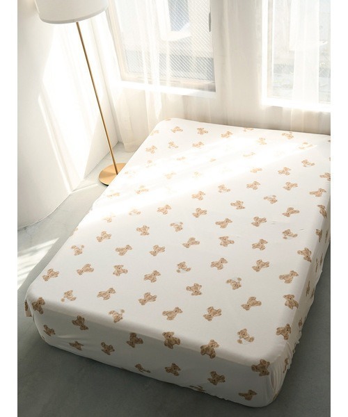 gelato pique Sleep ベッド 寝具 「Sleep」ベア柄3点セット（シングル