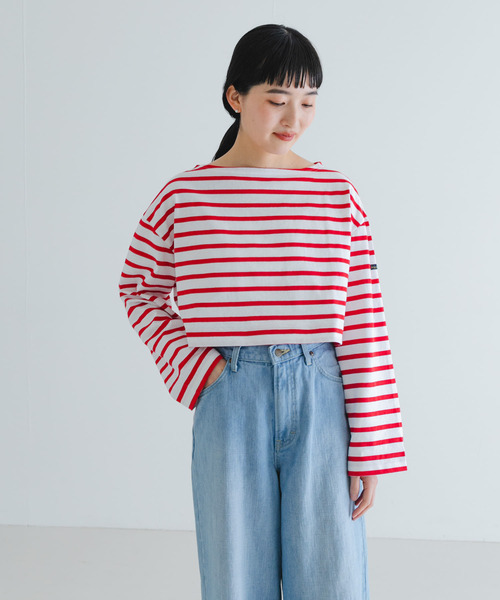 『別注』Le minor×UR　Border cropped T-shirts Le Minor tシャツ 「別注」Le minor×UR Border cropped T-shirts