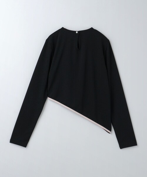 ＜6(ROKU)＞コットンポリエステル メッシュ Tシャツ 黒 8600025S0644_x1_a012.jpg