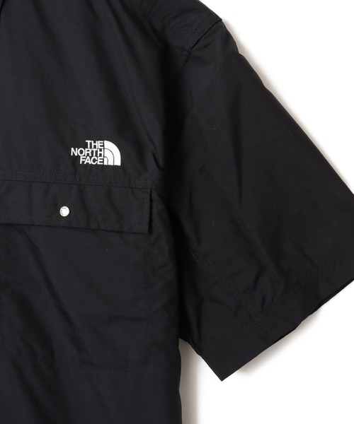 THE NORTH FACE S/S Nuptse Shirt 黒 半袖シャツ THE NORTH FACE×Taylor design ザ・ノース・フェイス 半袖シャツ