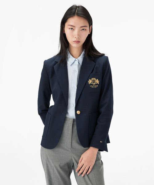 極美品　OLD ENGLAND 紺ブレ　ブレザー　ジャケット　レディース 紺ブレザー】は仕事＆母業に万能！かっちりしすぎずオシャレさも | VERY