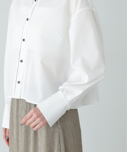N.Natural Beauty Basic ブラウス シャツ ラッフルネック